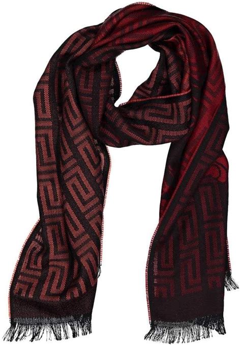 red and black versace scarf|Versace scarf price.